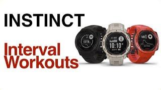 Garmin Instinct -How To Setup Interval Training