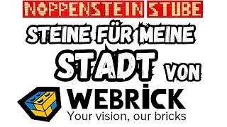 Meine Webrick Steine sind da | 200 Euro Klemmbausteine für meine Noppenstein Stadt | Haul