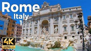 Rome, Italy Walking Tour Part 1 (4k Ultra HD 60fps) – With Captions