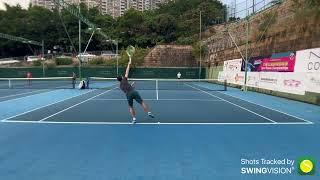 Tennis singles full match at SCAA, HK | Andy vs Xavier