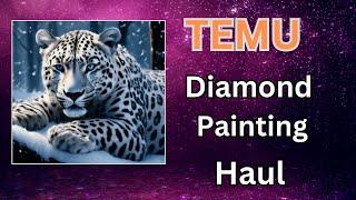 TEMU Diamond Painting and Thrift Store Haul - Unboxing - Diamond Art - Squirrel Thoughts