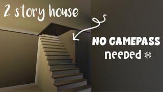 HOW TO BUILD A HOLE TO GET UPSTAIRS | WITHOUT GAMEPASS (Roblox Bloxburg)