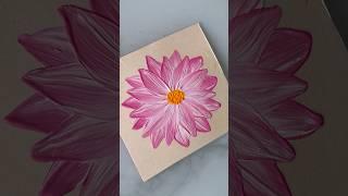 OneStroke Painting/ Acrylic Flower Art #satisfying #painting #art #shorts