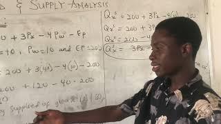 MANAGERIAL ECONOMICS _DEMAND AND SUPPLY (Week 3 and Week 4_Solved questions)