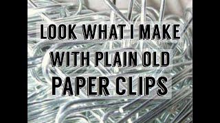 Paper Clip Charms - Paper clip beads - Paper to Masterpiece