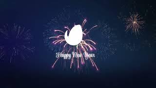 New Year Fireworks Logo Reveal Premiere Pro Template