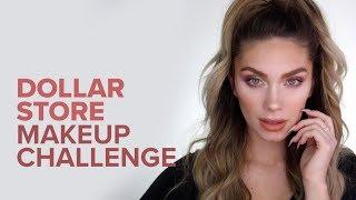 Dollar Store Full Face Makeup Challenge with Julia Dantas