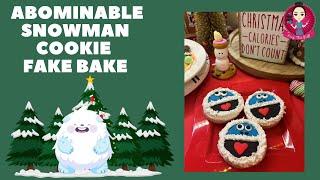 Let’s Fake Bake Rudolph’s Abominable Snowman Cookies! #fakebake #christmas #peepthisyall