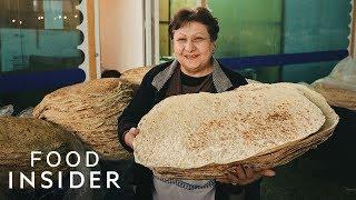 How Lavash Bread Is Made In Armenia