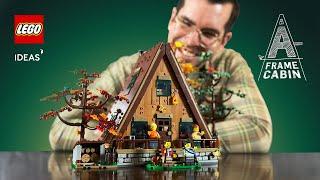 Every lego fan needs this set - LEGO 21338 A-Frame Cabin review