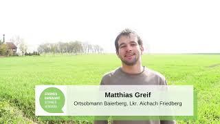 Aktion Stabwechsel - Matthias Greif (BBV-Ortsobmann aus Schwaben)