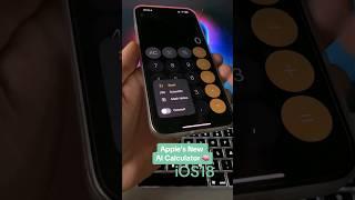 Apple Ios 18 New Calculator 