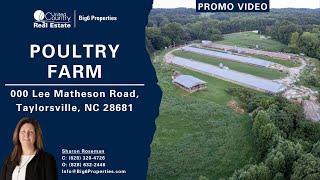 Poultry Farm for Sale in Western NC | 12.52+/- Acres | Promo Video