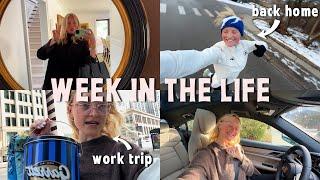 week in the life: work trip, back at home, going out with friends