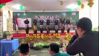 Penutupan Porseni 2024 di meriahkan oleh Siswa-siswi MI Plus Al Islamiyyah (pencak silat)