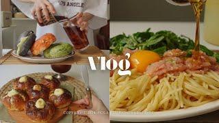 Visual Diary | Korean Life Vlog | Aesthetic Cooking and Baking | life routine