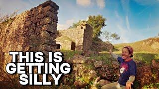 We waited a long time for this. Clearing around the Bakery. Off Grid in Central Portugal