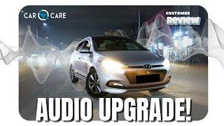 We upgraded the audio system of a Hyundai i20 Asta ! Car o care, chennai