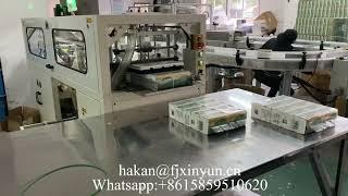 Fully automatic facial tissue bundle packing machine