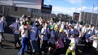 StAC: Year 7 students do running man 2016