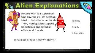 Kindergarten Reading -Text Features and Genre - Education Galaxy