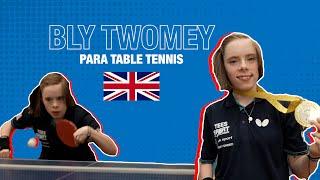 Bly Twomey: 'Table tennis makes all my worries go away' | Paralympic Athlete Profiles | BBC Studios