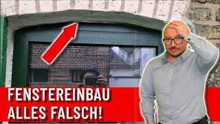 Arenz unterwegs | Baustellenbegehung | Energieberater entsetzt über Fenstereinbau