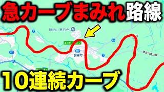 どう考えてもカーブが多すぎる鉄道路線に乗ってきた！これはスゴい…