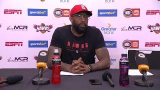 Justin Tatum press conference vs Melbourne United - Championship Game 1, NBL25