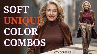 Timeless and Soft: Unique Color Combinations That Flatter Every Woman Over 50! ALL BODY TYPES