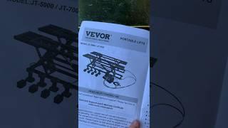 I bought a 7000 pound car lift for my home garage! Vevor JT-7000 vs QuickJack #carlift #workshop