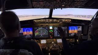 First time landing in a simulator. Definitely not a pilot