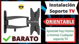 Como Instalar Un Soporte TV ORIENTABLE en la Cocina BONUS: Como Taladrar sin que se MUEVA la Broca