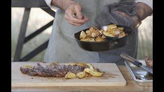 Aged Ribeye in Wood Fired Oven