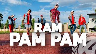 RAM PAM PAM by Natti Natasha ft Becky G | Zumba | Cumbiaton | TML Crew Kramer Pastrana