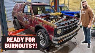 SUPERCHARGED Burnout Blazer 2.0 - CAN We Finish it in Time!!!