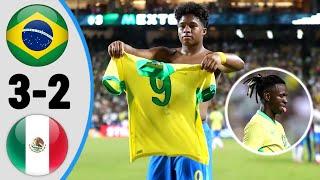 Brazil 3 × 2 Mexico | Extended Highlight and All Goals- Friendly 2024 HD