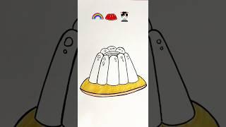 How To Draw Easy Jelly Cake /#shorts #trending #amazing #satisfying