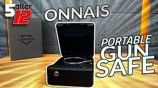 ONNAIS ALLOY SE Portable Gun Safe with Fingerprint Reader