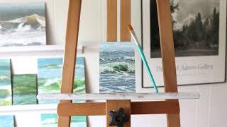 Tiny Wave Oil Speed Painting