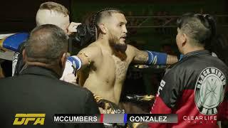 Dominion Fighting Championship 7 Zachaery McCumbers vs Johnny Gonzalez [Muay Thai]