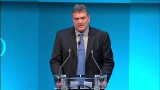 Jon Matonis, Bitcoin Foundation, speaking at the IoD Annual Convention 2014