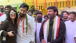 Megastar Chiranjeevi Visuals At Mega 154 Movie Opening | #Mega154 Movie Teaser| Director Bobby | TD