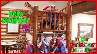 Hello Neighbor Real Life Christmas Jammies (Kids Favorite)/ That YouTub3 Family | Family Channel