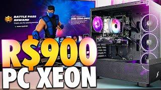 I BUILT A CHEAP XEON GAMER PC FOR R$900 READY FOR GAMES RUNS FORTNITE, GTA V, RED DEAD AND MORE...