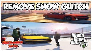 HOW TO REMOVE SNOW IN GTA ONLINE 2024 EASY (WORKAROUND)