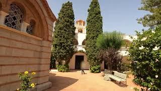 Oinousses island in 4K. The only Monastery