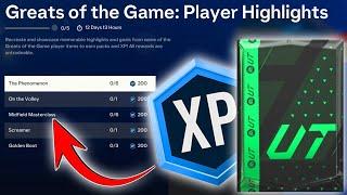 How to Complete Greats of the Game Player Highlights Objectives  EA FC 24 Ultimate Team