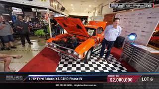 Ford XA Falcon GTHO Phase IV Sells at Auction for Record $2 Million Dollars | 20 Oct. 2018