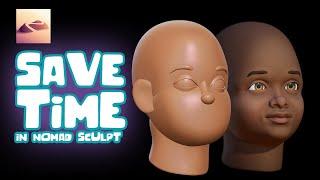 How to Make a Head in Nomad Sculpt